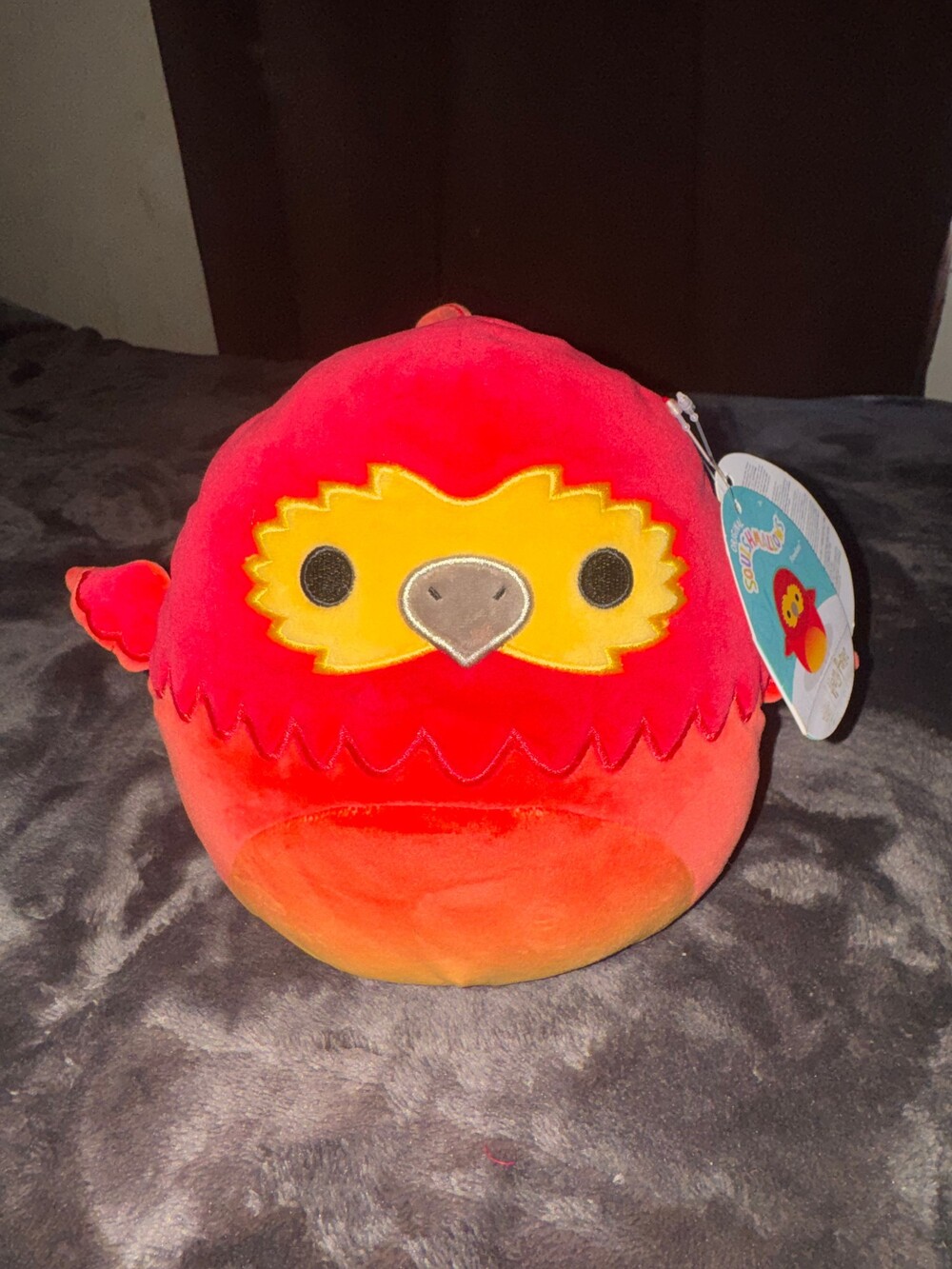Squishmallows Fawkes Plush 8 Inch Red Harry Potter Soft Toy